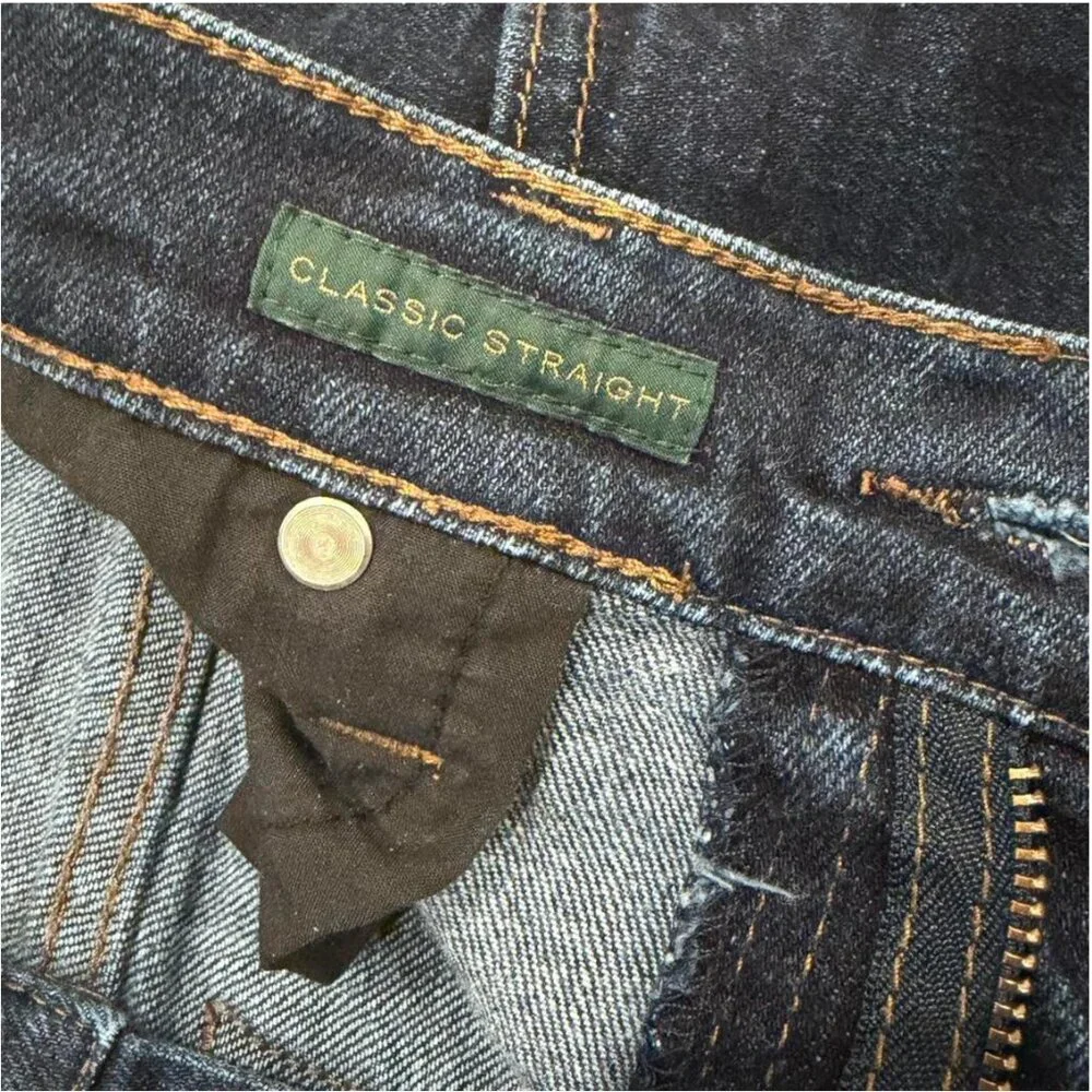 Dark wash LRL Ralph Lauren Jeans Co - classic straight leg 8P
